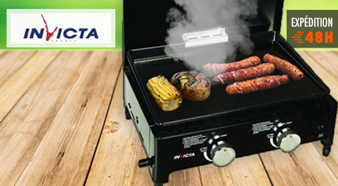 Plancha en fonte émaillée