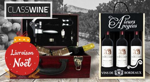 Coffrets de vin spécial Noël