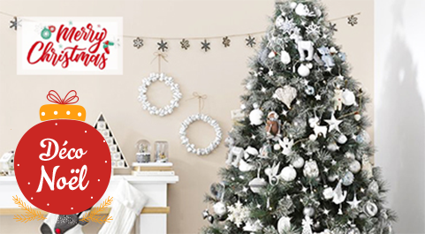 Sapins et accessoires de noël 